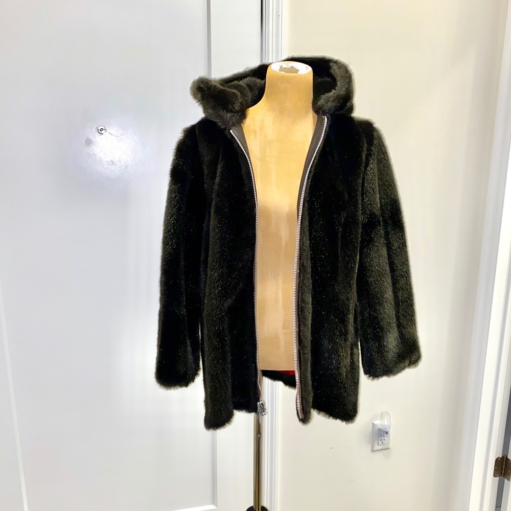 💋🌺 Premium 1960s vintage faux fur SZ Large